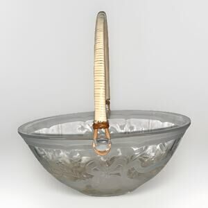 Vintage International China MARMALADE Geese Basket - Goose Ribbon Apple Design